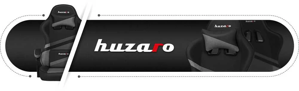 Žaidimų kėdė Huzaro Force 4.4, Pilka