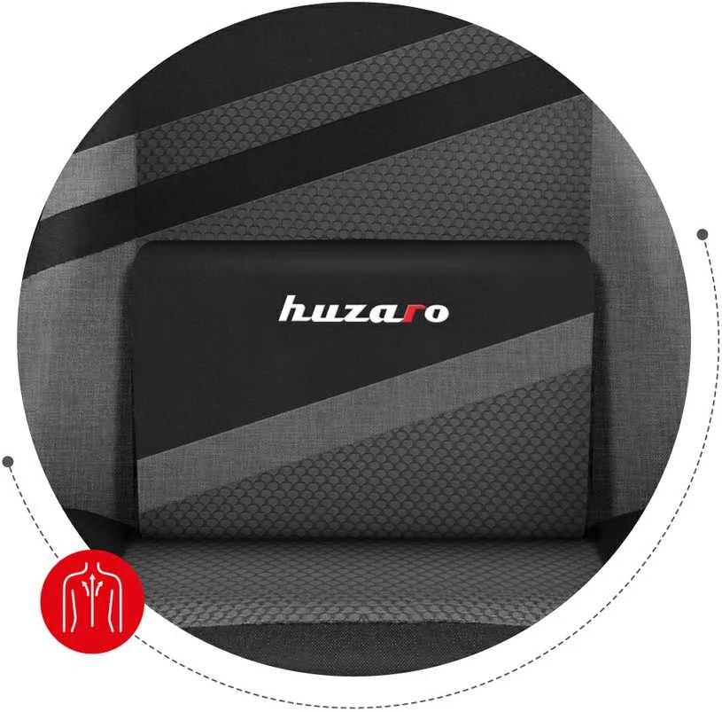 Žaidimų kėdė Huzaro Force 4.4, Pilka