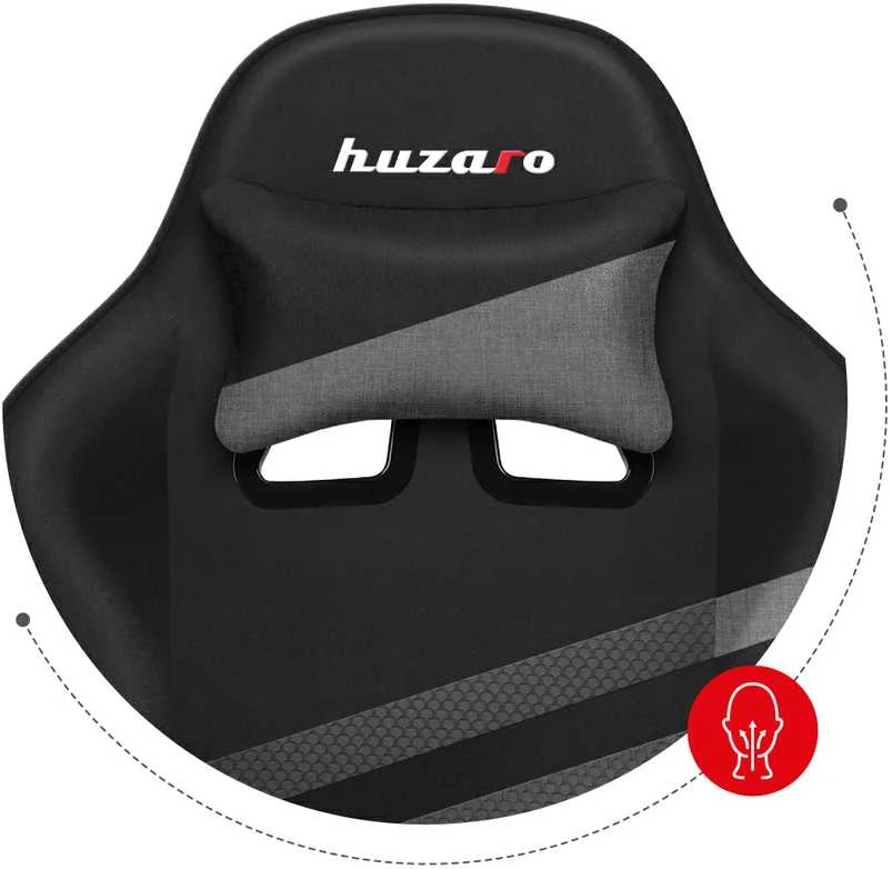 Žaidimų kėdė Huzaro Force 4.4, Pilka
