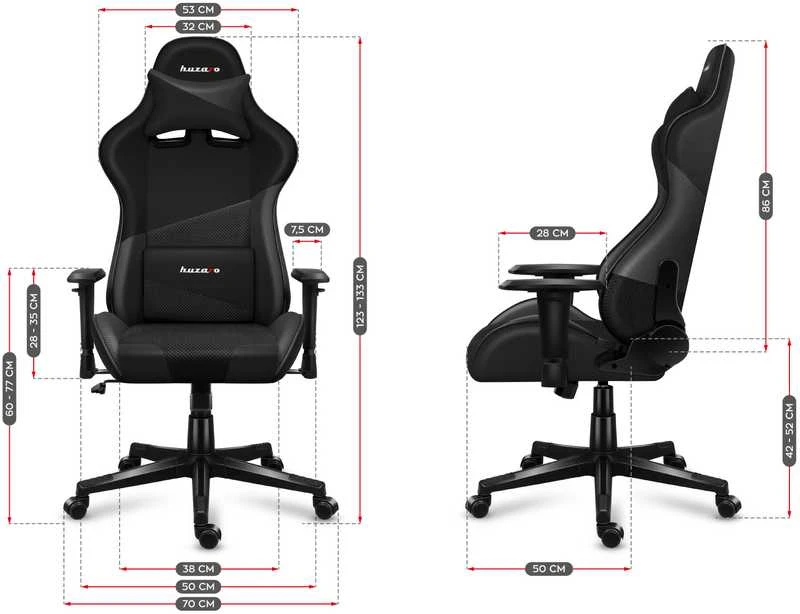 HUZARO FORCE 6.2 Carbon žaidimų kėdė