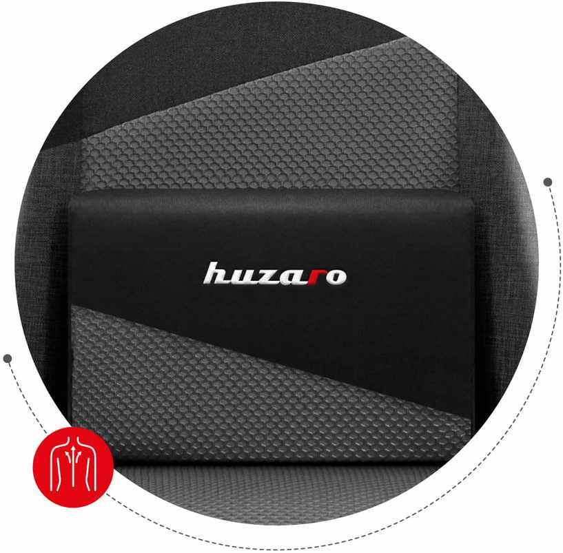 HUZARO FORCE 6.2 Pilkas Mesh Gaming Armfair