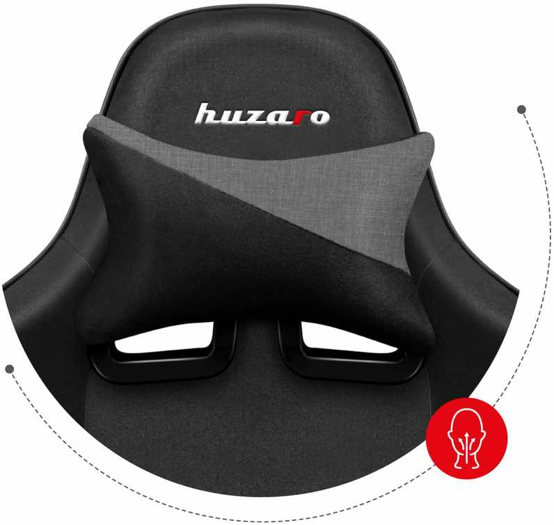 HUZARO FORCE 6.2 Pilkas Mesh Gaming Armfair