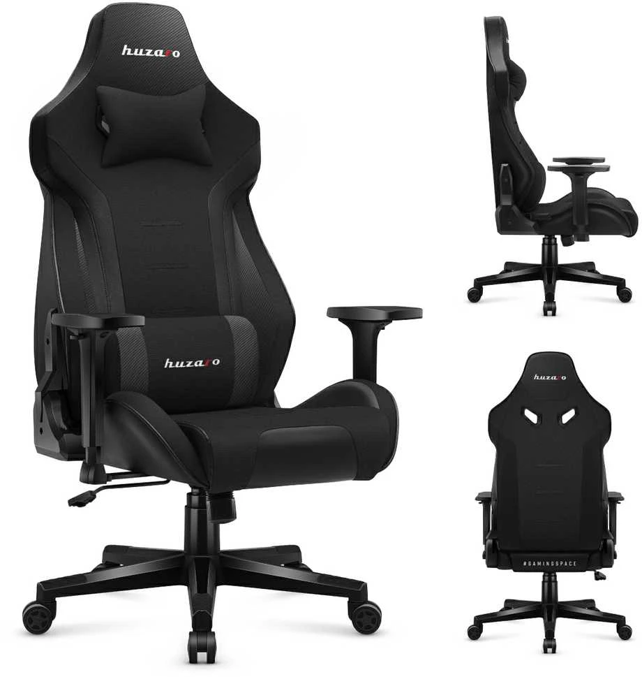 HUZARO FORCE 7.6 žaidimų fotelis juodas