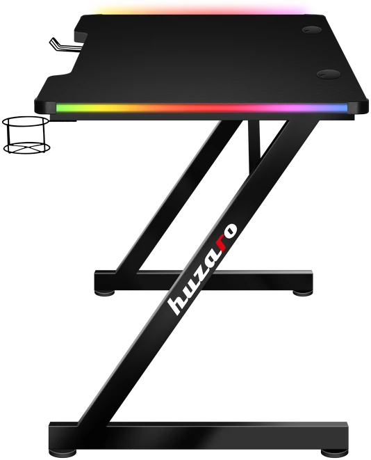 Žaidimų stalas Huzaro Hero 2.5, Juodos spalvos