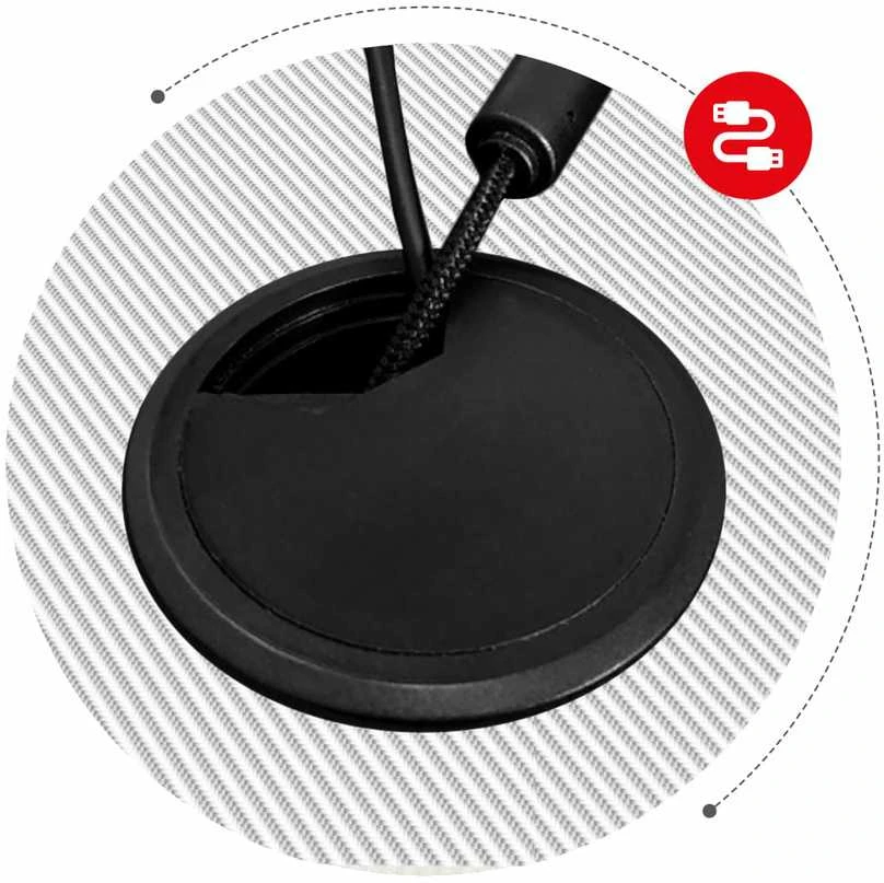 "Huzaro Hero 7.0" baltas žaidimų stalas