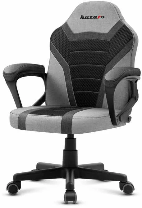 Žaidimų kėdė vaikams Huzaro Ranger 1.0, Juodos/Pilkos spalvos