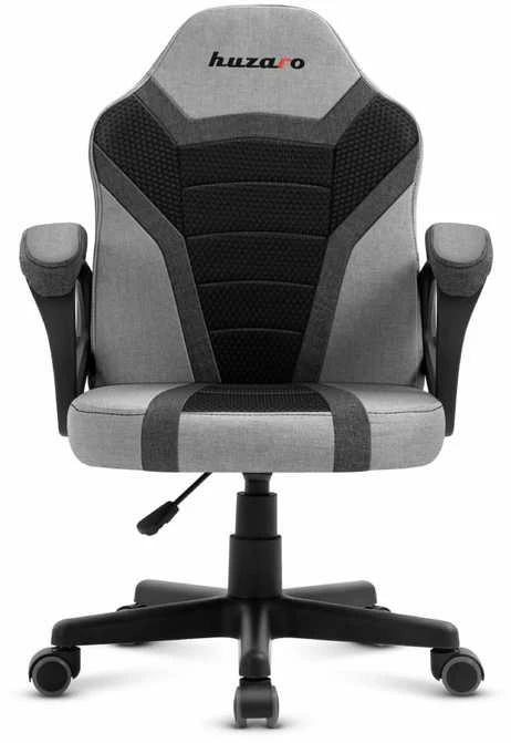 Žaidimų kėdė vaikams Huzaro Ranger 1.0, Juodos/Pilkos spalvos