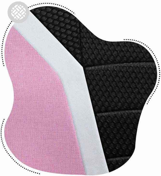 Žaidimų kėdė vaikams Huzaro Ranger 1.0 Mesh, Rožinės spalvos