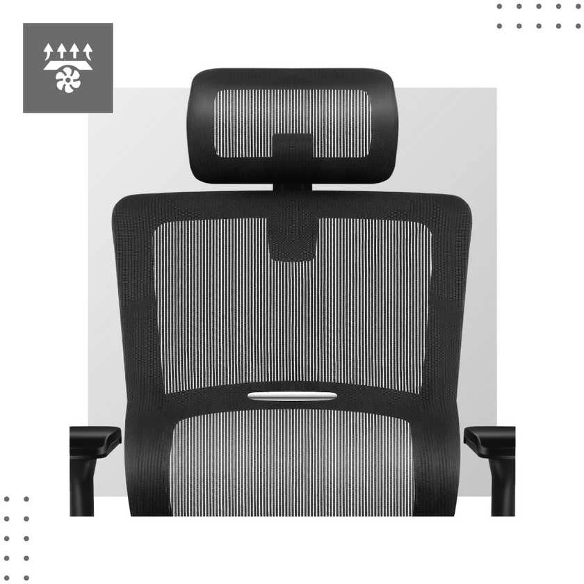 Biuro kėdė Mark Adler Expert 6.2, Juoda