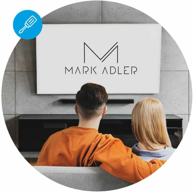 Mark Adler View 1.5 sieninis televizoriaus laikiklis 26-65", +15˚ pavertimas -15˚, iki 60kg