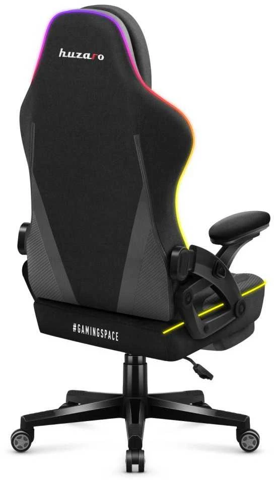Žaidimų kėdė „Huzaro Force 4.6 Juodas Mesh RGB Smart“