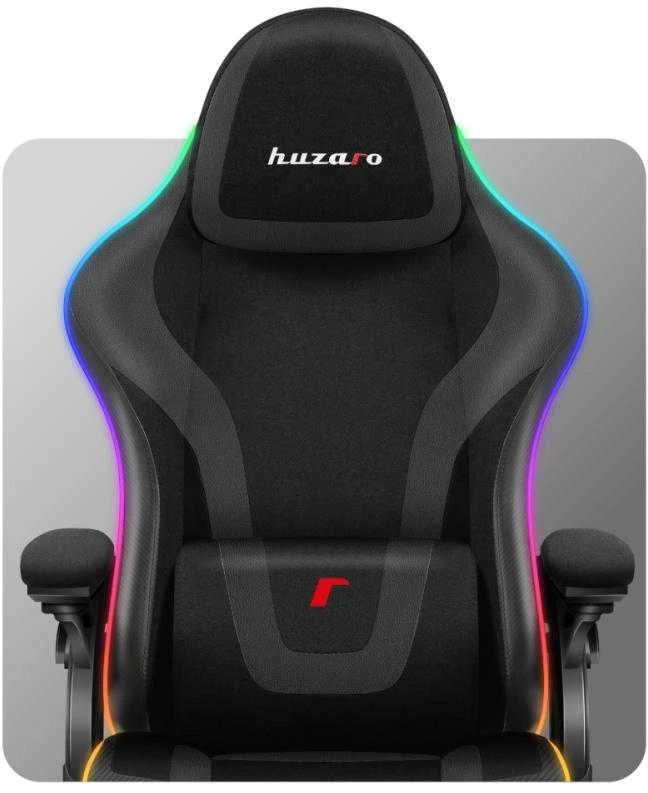 Žaidimų kėdė „Huzaro Force 4.6 Juodas Mesh RGB Smart“