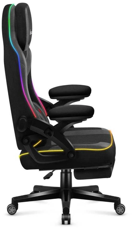 Žaidimų kėdė „Huzaro Force 4.6 Juodas Mesh RGB Smart“