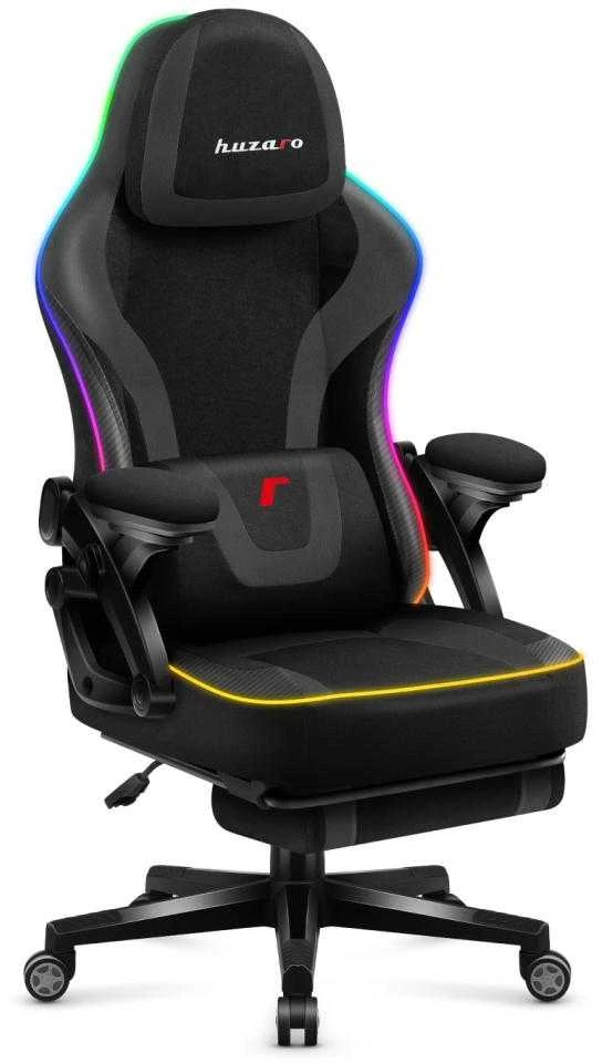 Žaidimų kėdė „Huzaro Force 4.6 Juodas Mesh RGB Smart“
