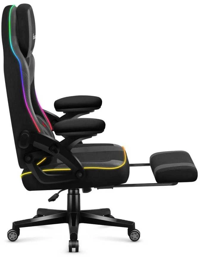 Žaidimų kėdė „Huzaro Force 4.6 Juodas Mesh RGB Smart“