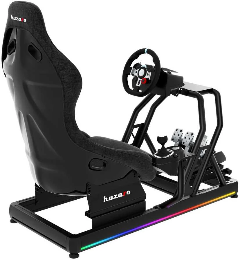 Lenktynių kokpitas „HUZARO SPEED 9.0“, iki 150 kg, reguliuojamas, su LED apšvietimu