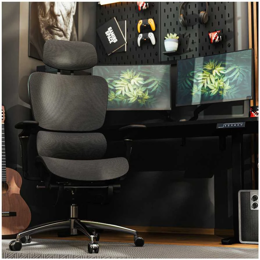 Biuro kėdė „Mark Adler Expert 7.9 Juodas“, ergonominė kėdė, juoda