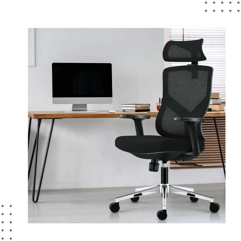Biuro kėdė „Mark Adler Manager 3.3 Juodas“, ergonominė kėdė, juoda
