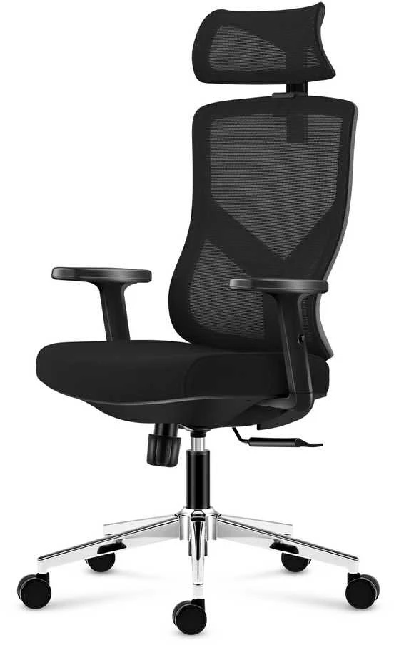 Mark Adler Manager 3.3 juoda ergonominė kėdė su galvos atrama