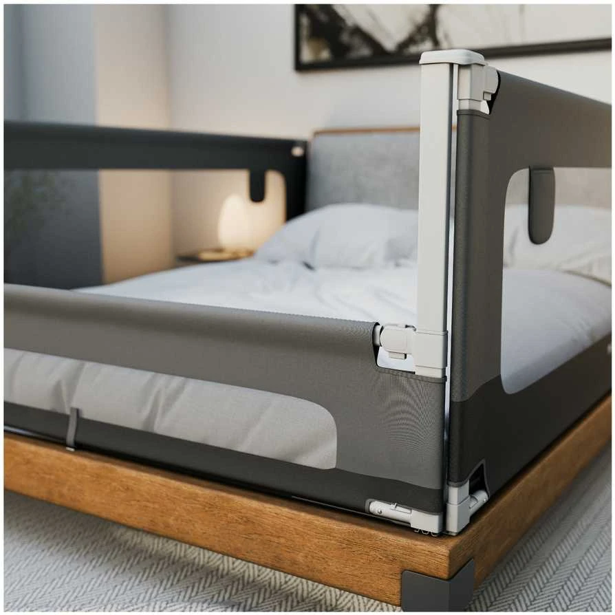 Barjeras lovai, lovos apsauga, turėklas „TULANO Cover 40“, 200 cm čiužiniui, reguliuojamas