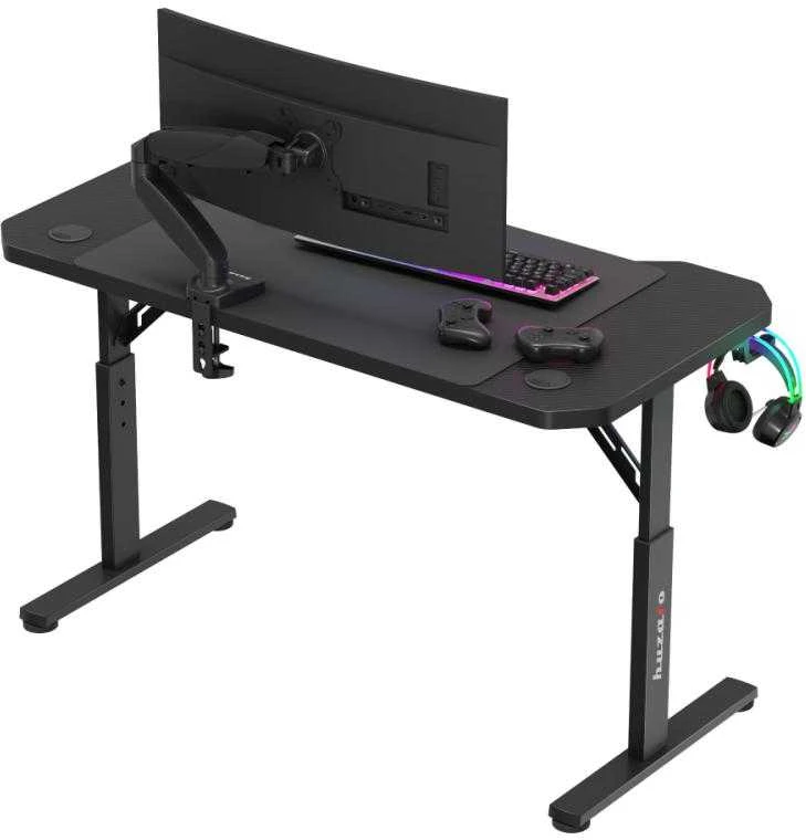 Žaidimų stalas „HUZARO Hero 2.6“, juodas