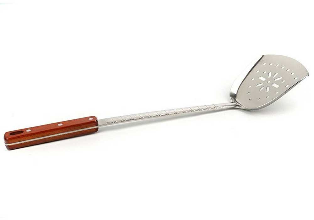 Kapgir Kiaurasamtis - perforuota kepimo mentelė 45 cm su medine rankena