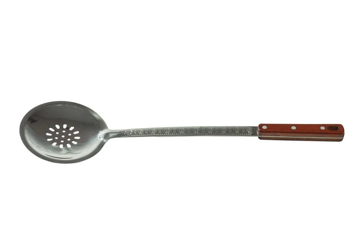 Kapgir Kiaurasamtis uzbekiškam kazanui 46 cm su medine rankena