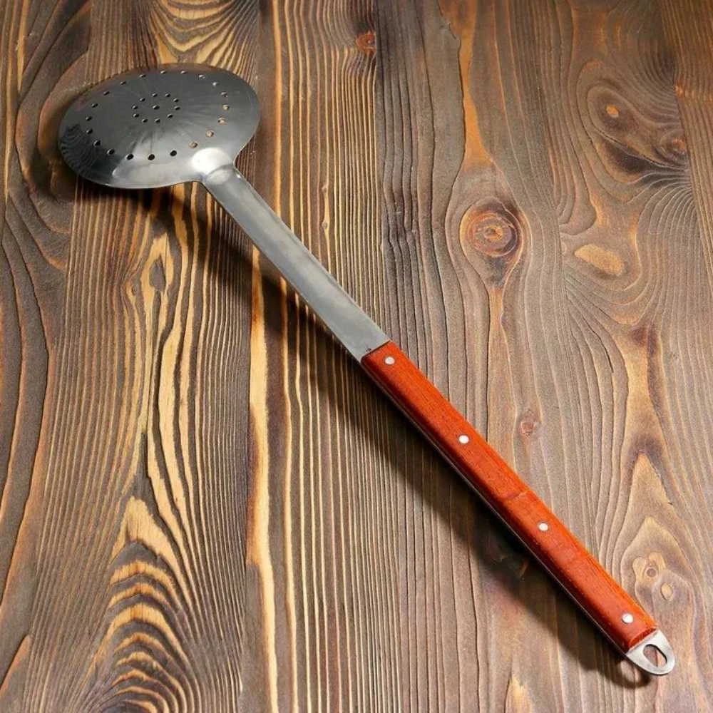 Kapgir Kiaurasamtis uzbekiškam kazanui 64 cm su medine rankena