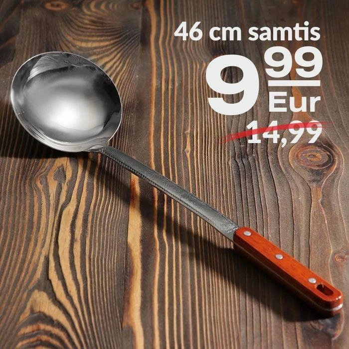 Kapgir Samtis uzbekiškam kazanui 46.5 cm su medine rankena
