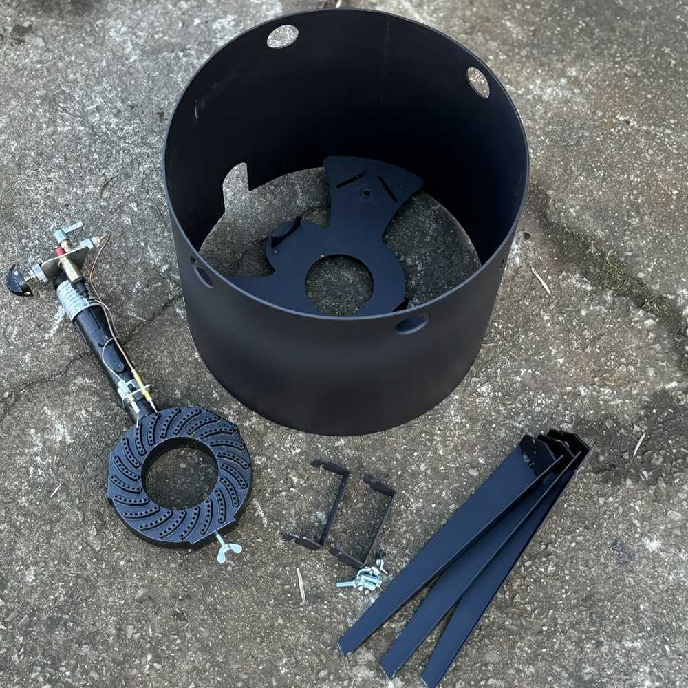 Kazan Mangal Krosnelė dujinė kazanui 16-22L / skersmuo 45cm / plienas 3mm