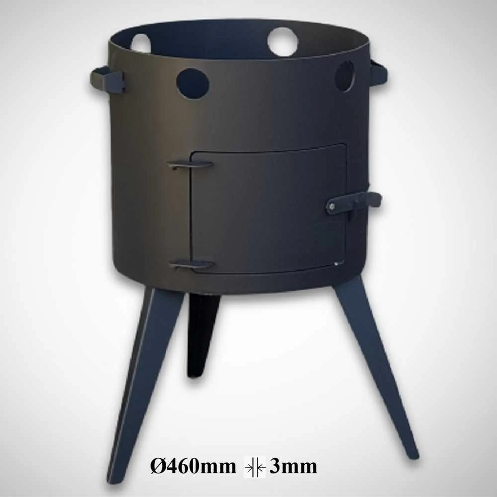Kazan Mangal Krosnelė kazanui 16-22L, plienas 3mm, D460mm / KMB22