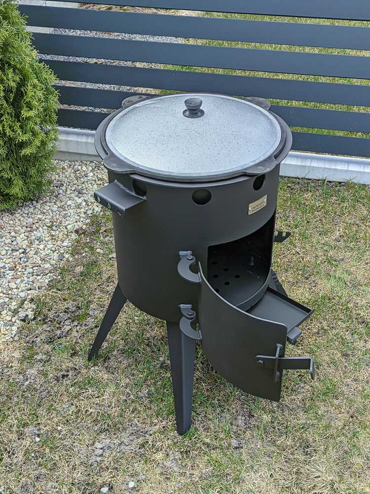 Kazan Mangal Krosnelė Premium kazanui 8-12L / skersmuo 36cm / plienas 3mm