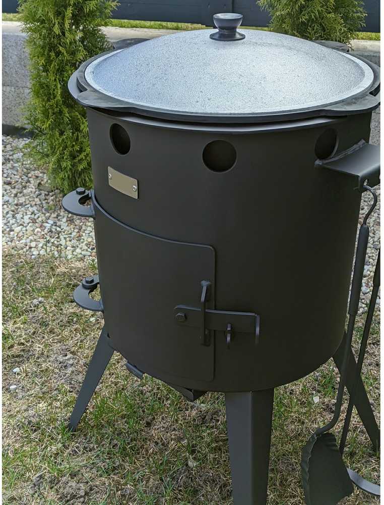 Kazan Mangal Krosnelė Premium kazanui 8-12L / skersmuo 36cm / plienas 3mm
