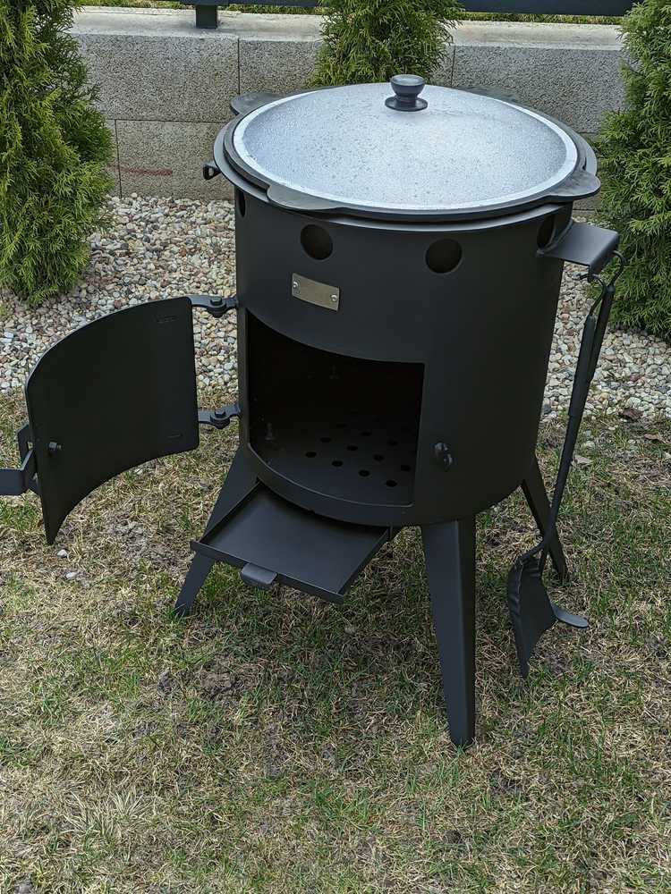 Kazan Mangal Krosnelė Premium kazanui 8-12L / skersmuo 36cm / plienas 3mm