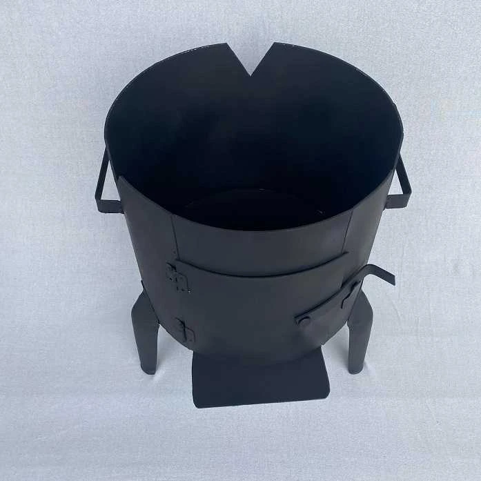 Kazan Mangal Krosnelė kazanui, plienas 3mm, kazanas 8l