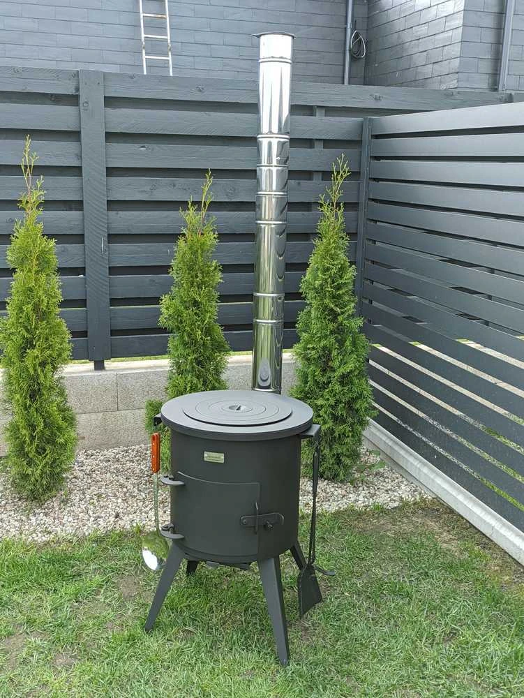 Kazan Mangal Krosnelė Premium kazanui 8-12L / skersmuo 36cm / plienas 5mm