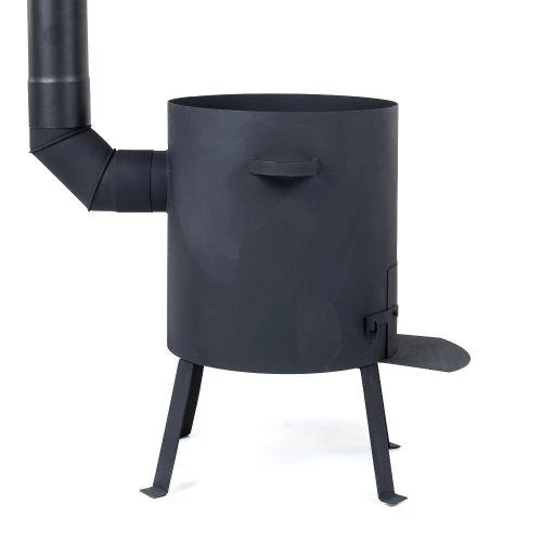 Dm_Grill Kazan Mangal Krosnelė su kaminu 8L kazanui (2 mm plienas, 300 mm skersmuo)