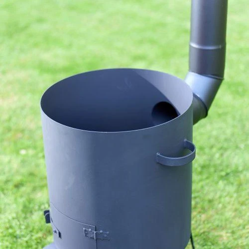 Dm_Grill Kazan Mangal Krosnelė su kaminu 8L kazanui (2 mm plienas, 300 mm skersmuo)
