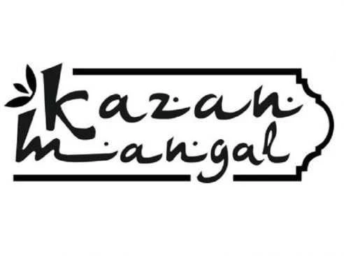 Kazan Mangal Krosnelė su lantynomis / skersmuo 40cm / plienas 3mm / 2 lentynos dovanų