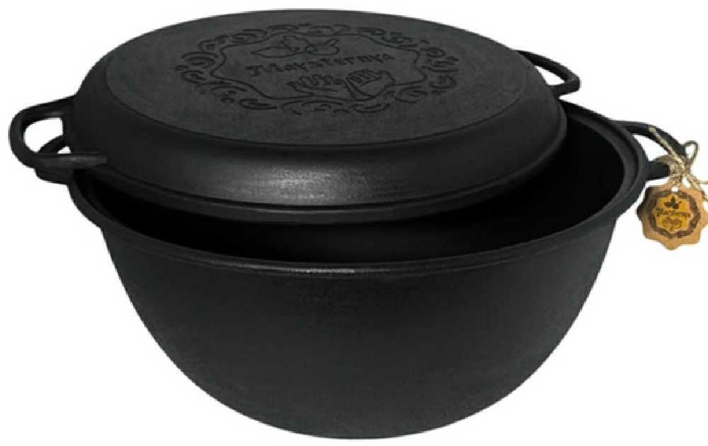 Maysternya KAZANAS WOK 8L su GRILL ketaus dangčiu keptuvė | T405CPGr