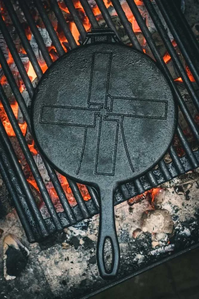 Migiris Ketaus vaflių keptuvė (jau paruošta naudojimui — impregnuota!)