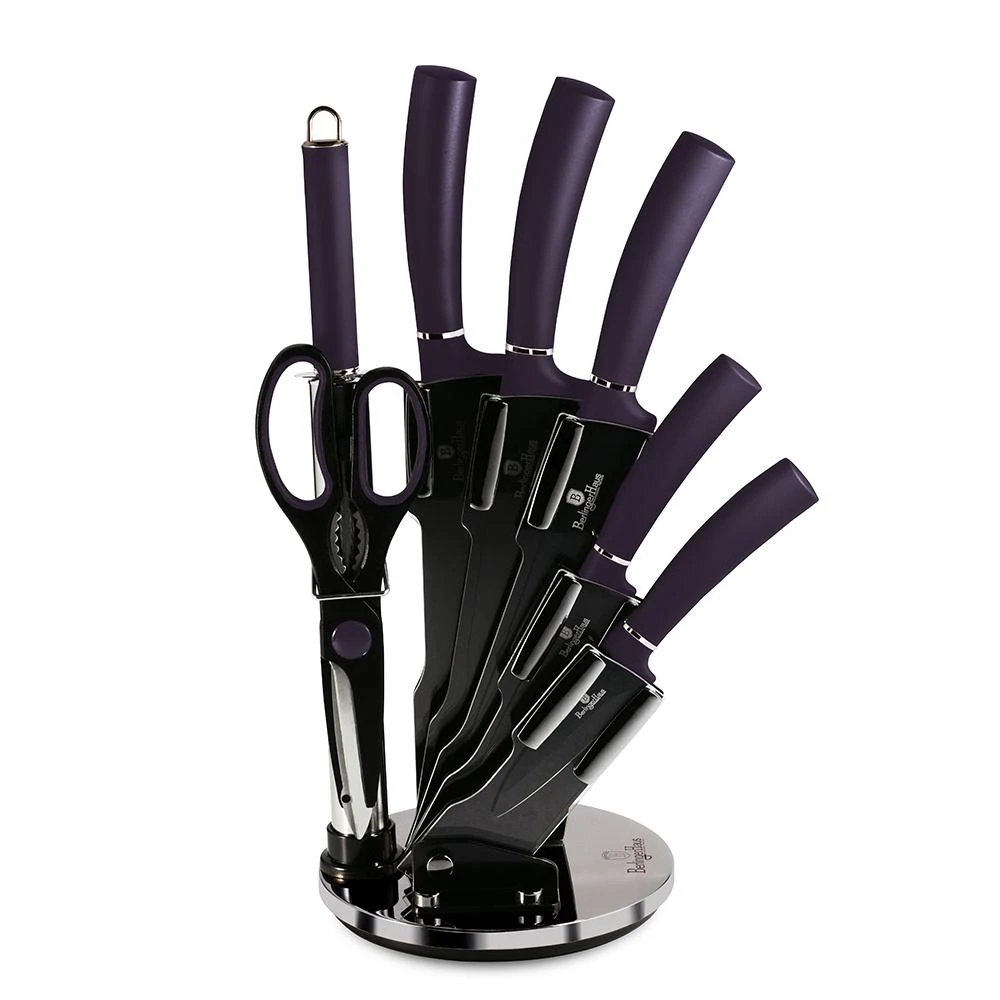 Berlinger Haus Peilių rinkinys 8 vnt Berlingerhaus Metallic Line Royal Violetinė Edition I BH/2560