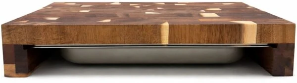 Pjaustymo lenta 38x29x7cm, su padėklu iš akacijos