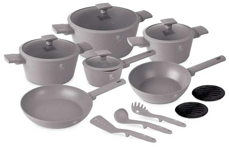 Puodų komplektas (15 dalių) Berlinger Haus BH-8244 Primal Gloss Collection