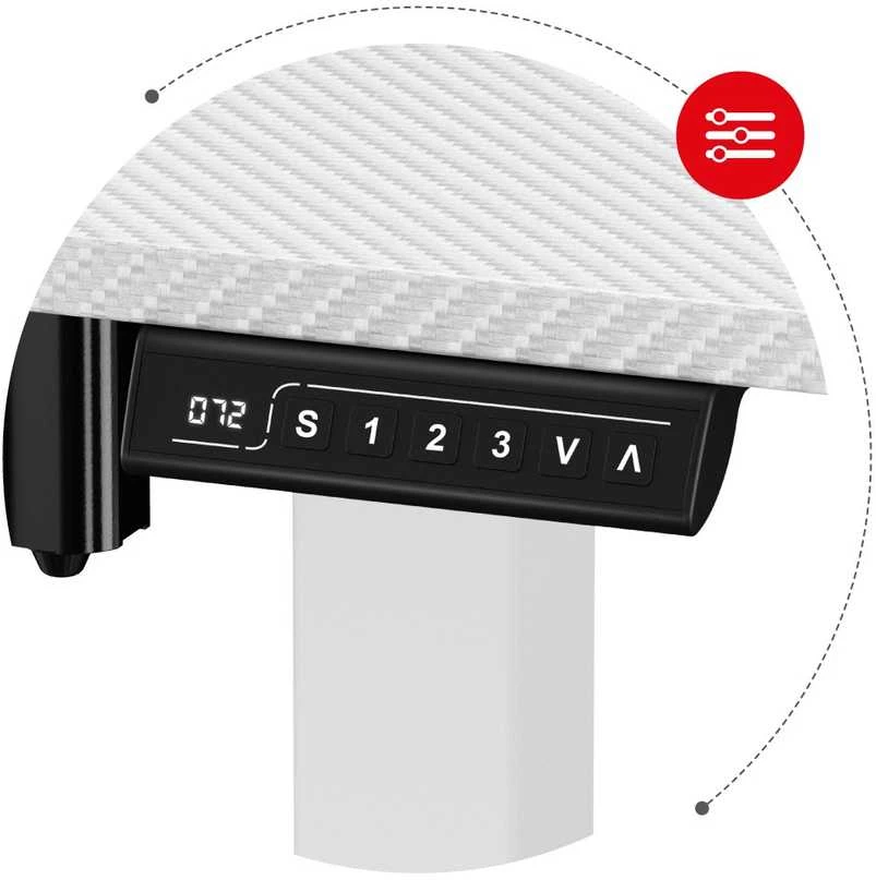 Žaidimų stalas Huzaro Hero 8.2, Baltos spalvos