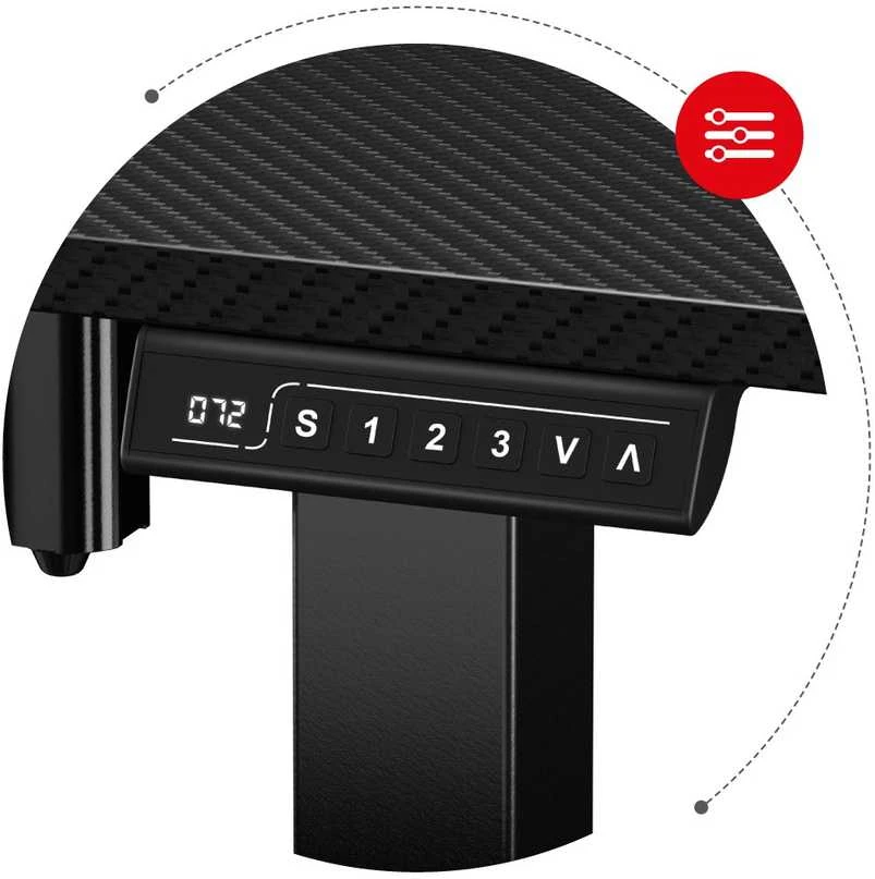 Žaidimų stalas Huzaro Hero 8.2, Juodos spalvos