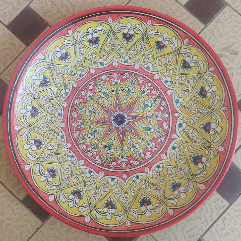 Rištan Leganas plovui (uzbekiška lėkštė) skersmuo 42 cm | L14