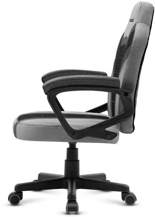 Žaidimų kėdė vaikams Huzaro Ranger 1.0, Juodos/Pilkos spalvos