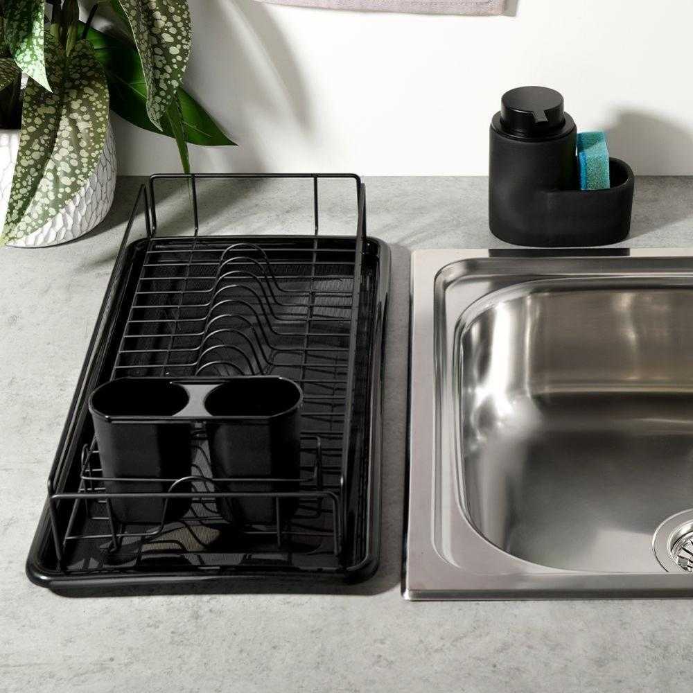 Vilde Indų džiovyklė juoda 50x24x9 cm