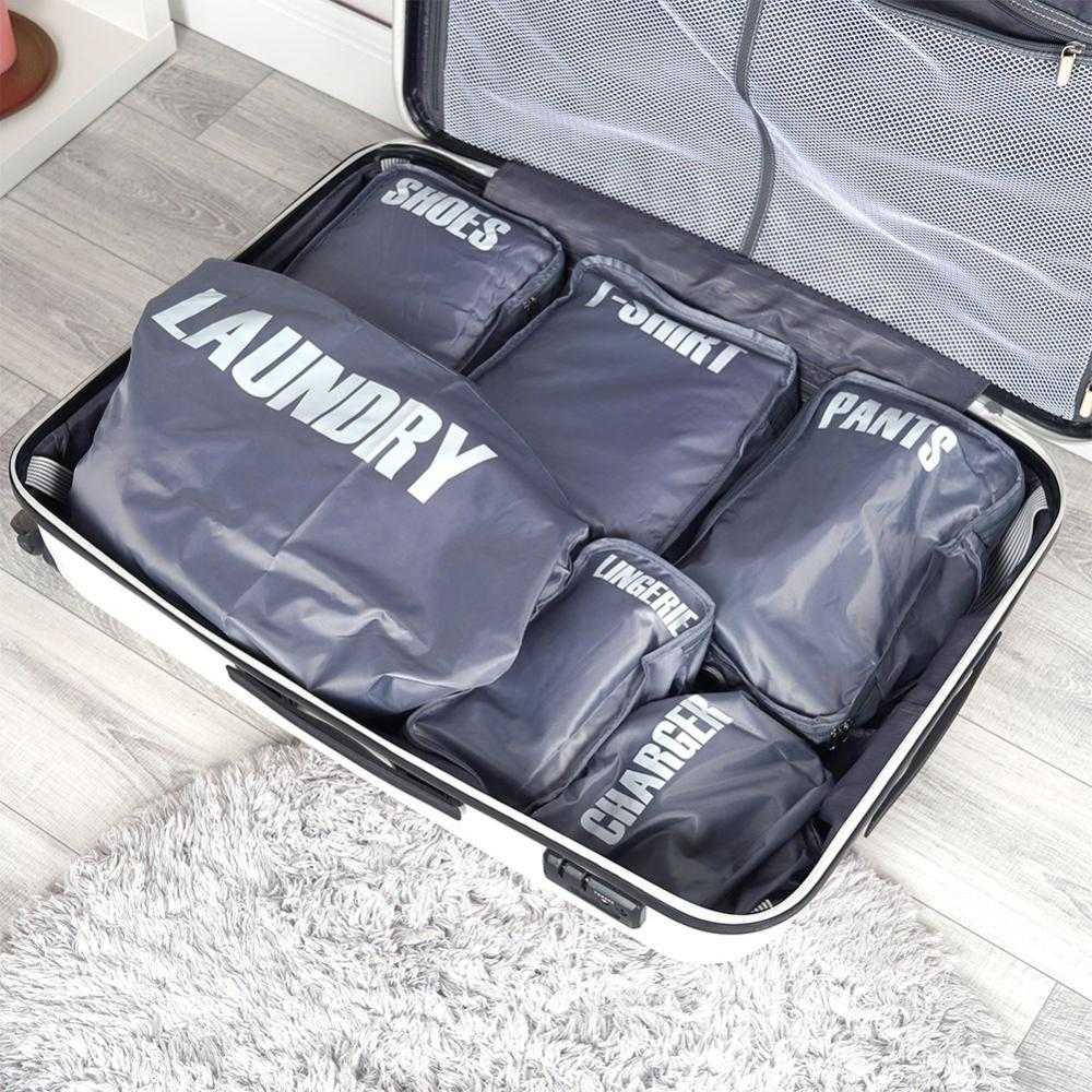 Vilde Lagaminų pakavimo kubeliai 6 vnt.